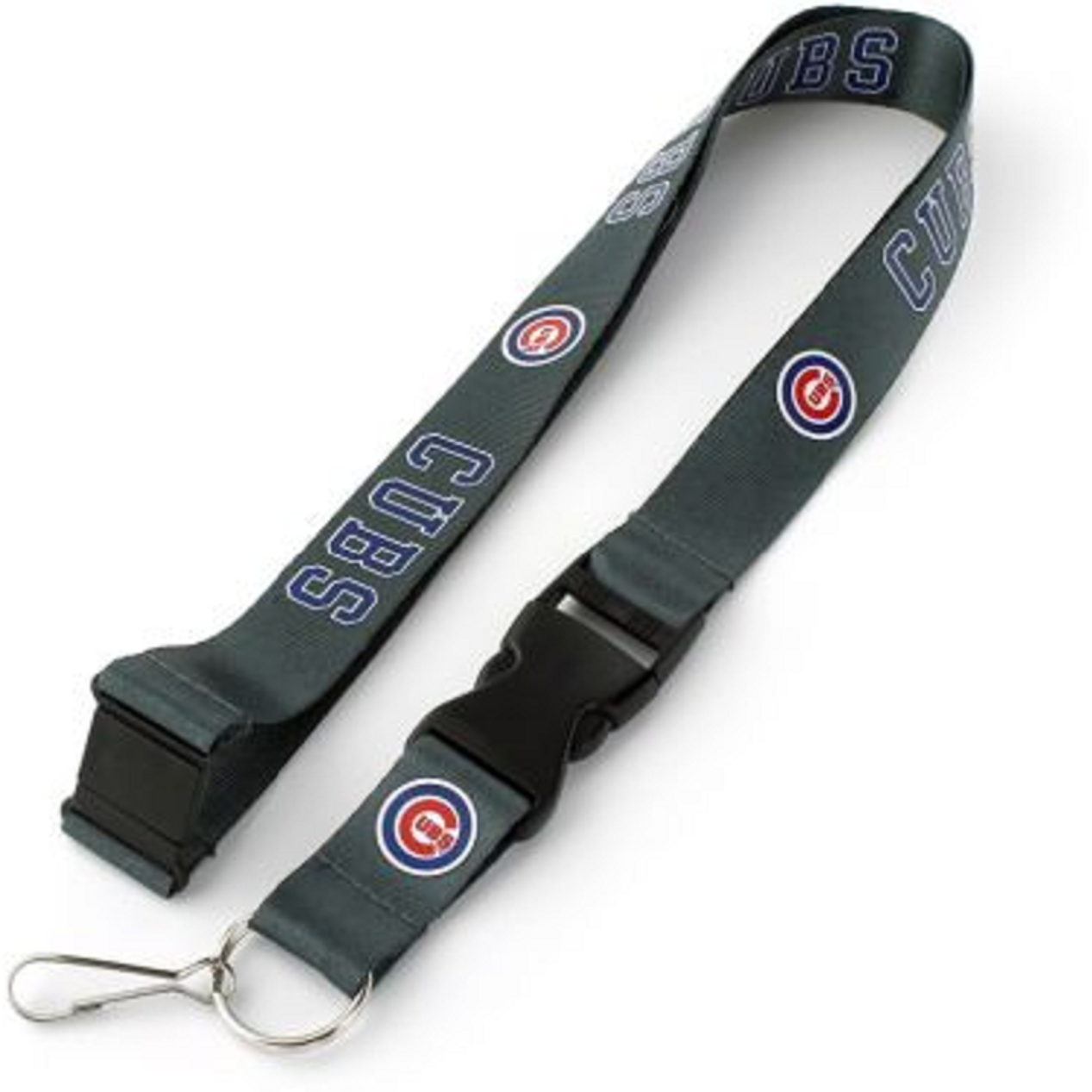 Chicago Cubs Lanyard Charcoal