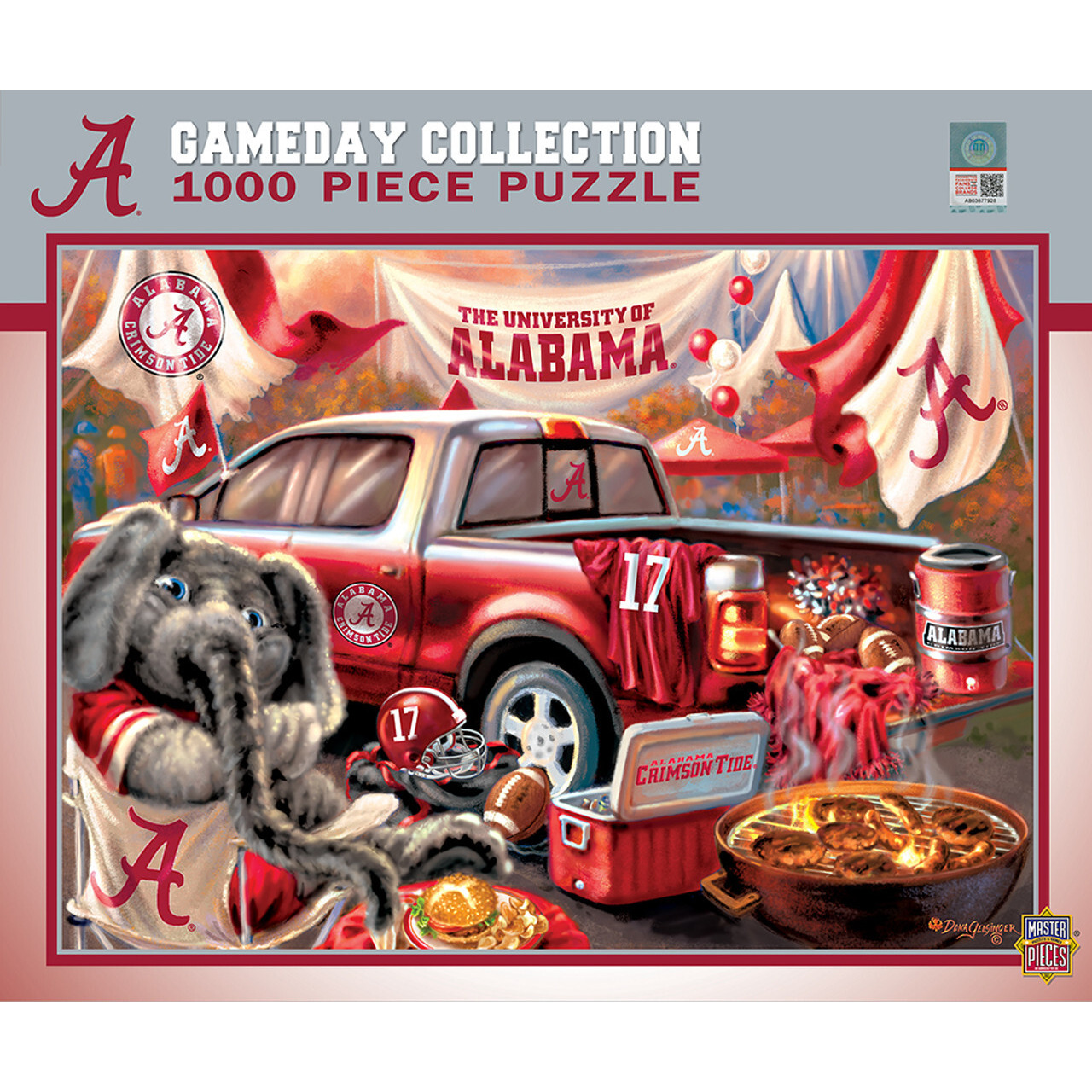 Alabama Crimson Tide Puzzle 1000 Piece Gameday Design