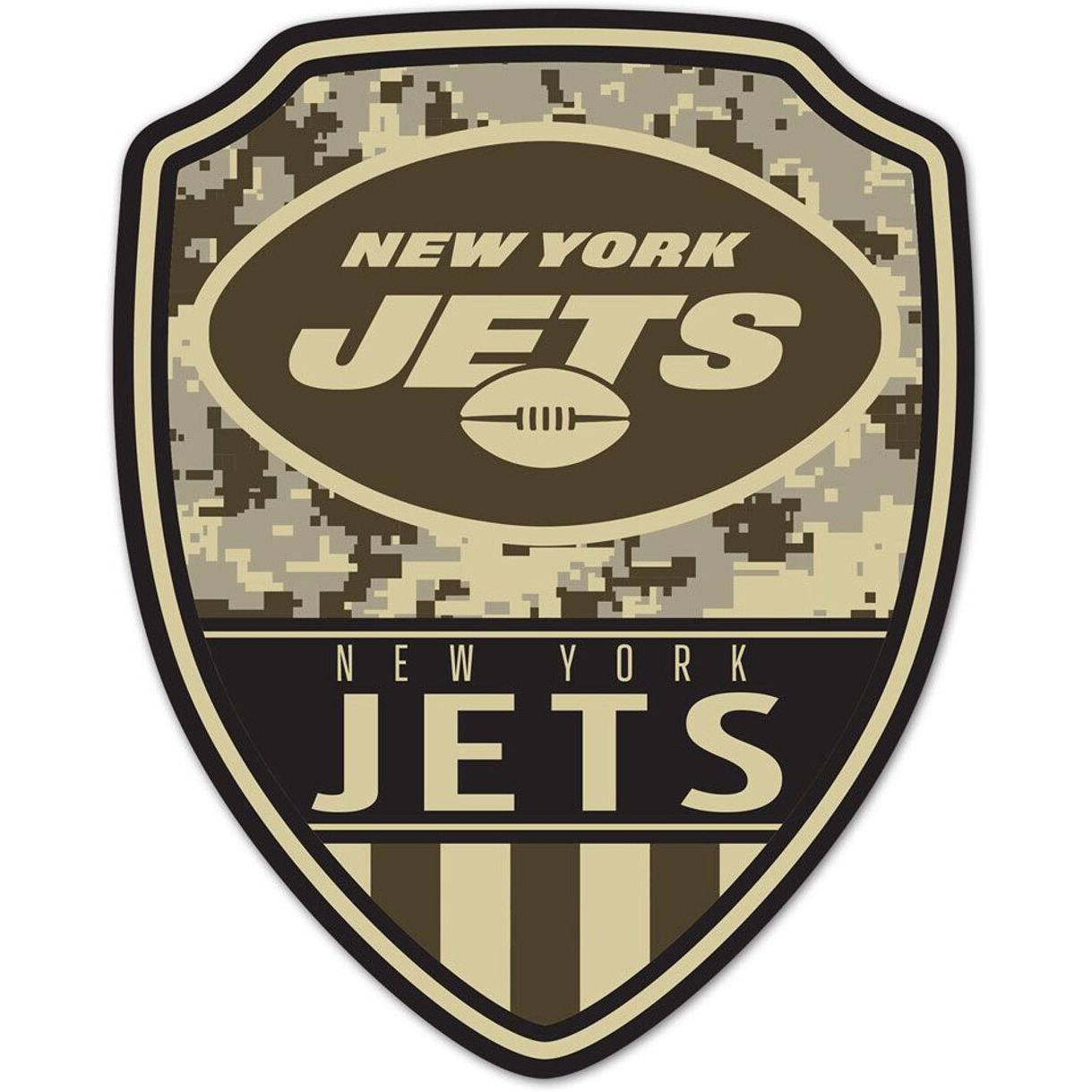 New York Jets Sign Wood 11x14 Shield Shape