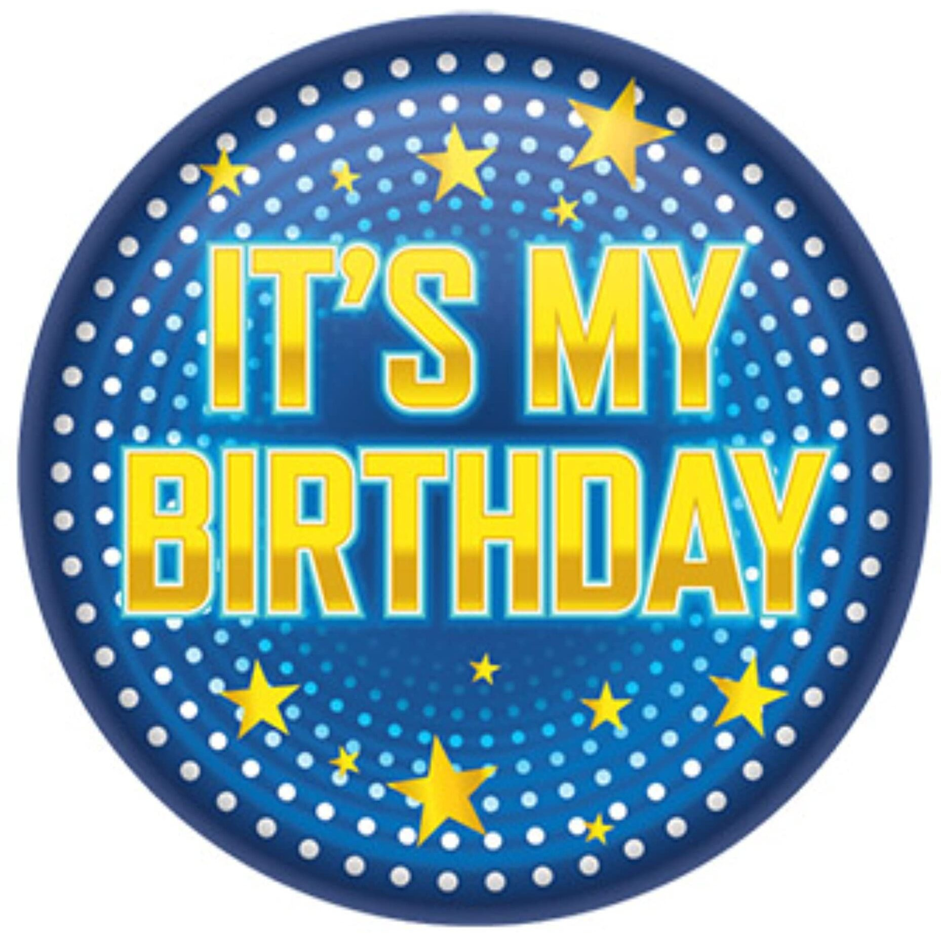 It's My Birthday Button