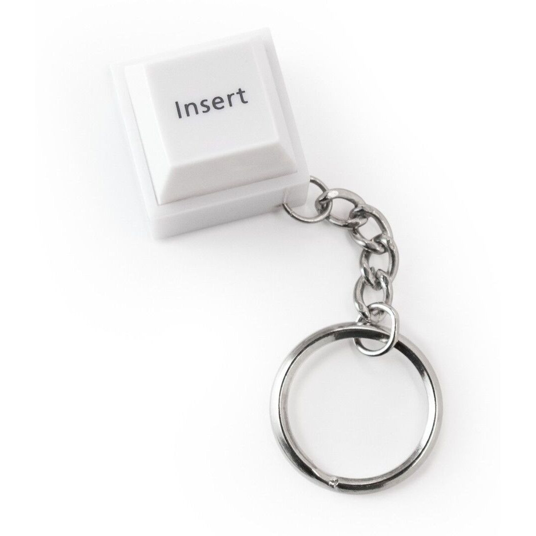 White LED Insert Keyboard for Experience Excellence & Keychain Included