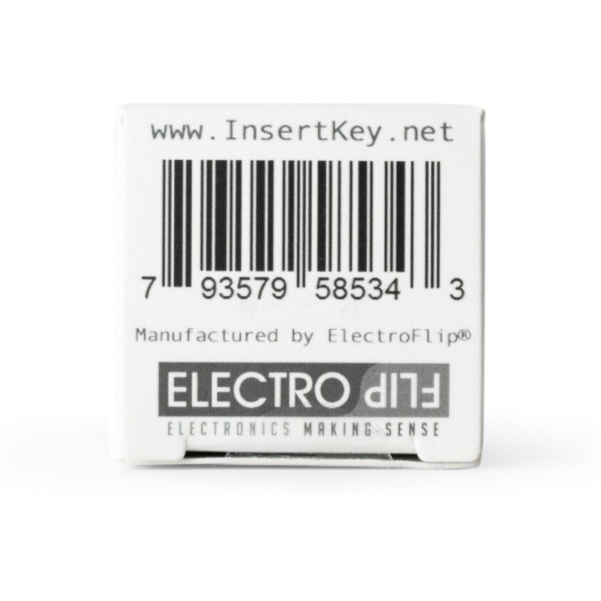 Modern Keyboard Feel with Keychain and White Super LED button