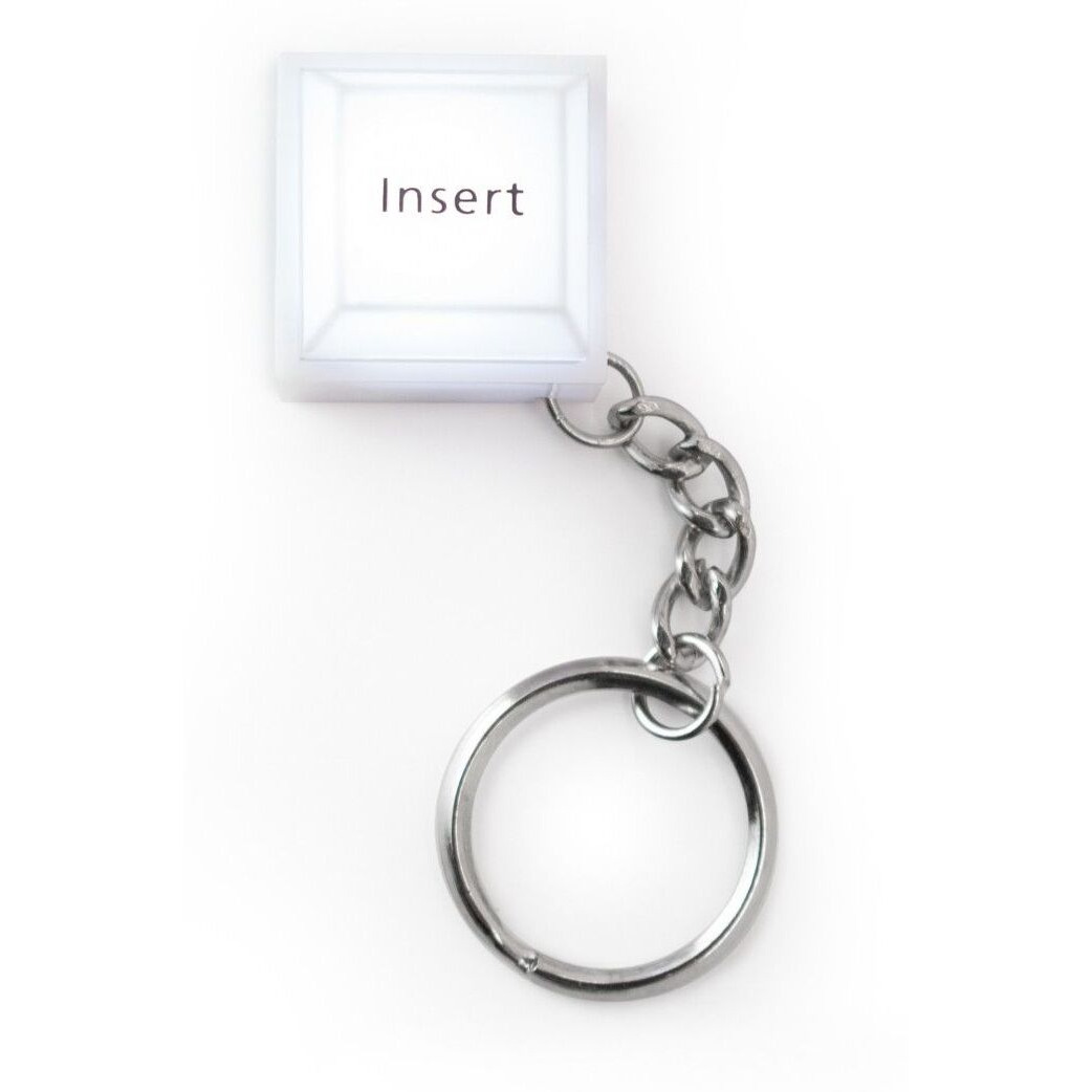 Modern Insert Keyboard with White LED & Easy Replaceable Batteries