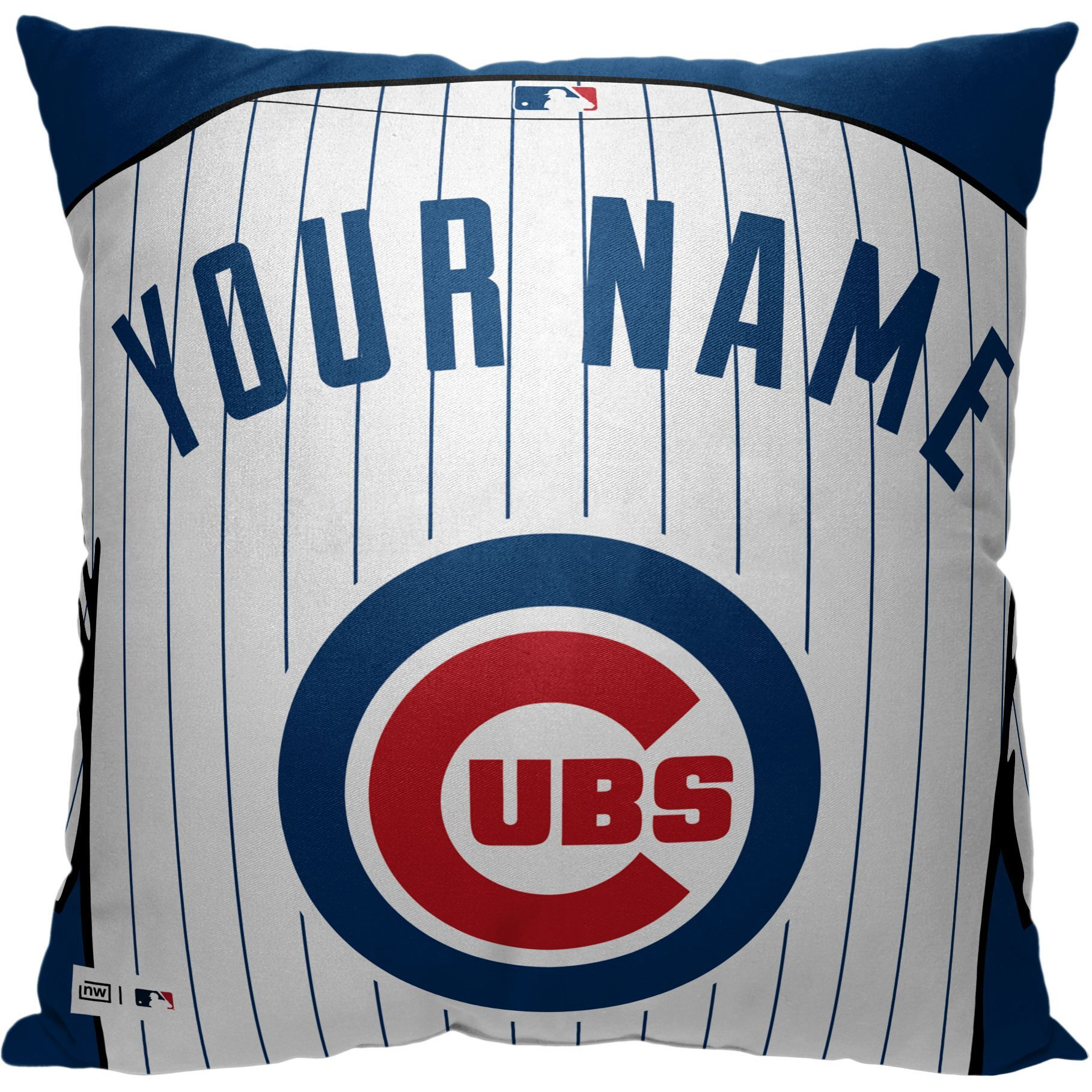 [Personalization Only] OFFICIAL MLB Jersey Personalized Pillow - Chicago Cubs