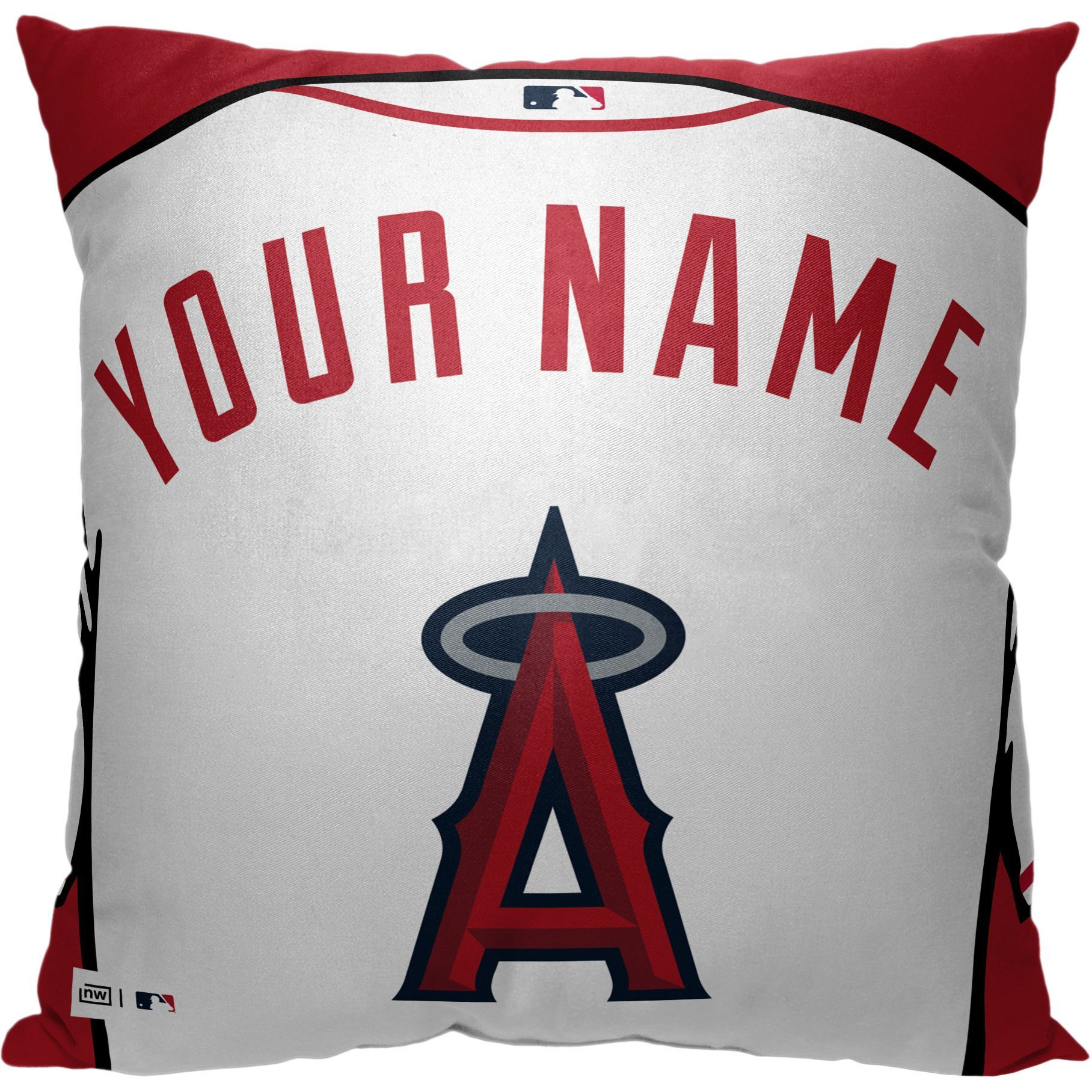 [Personalization Only] OFFICIAL MLB Jersey Personalized Pillow - Los Angeles Angels