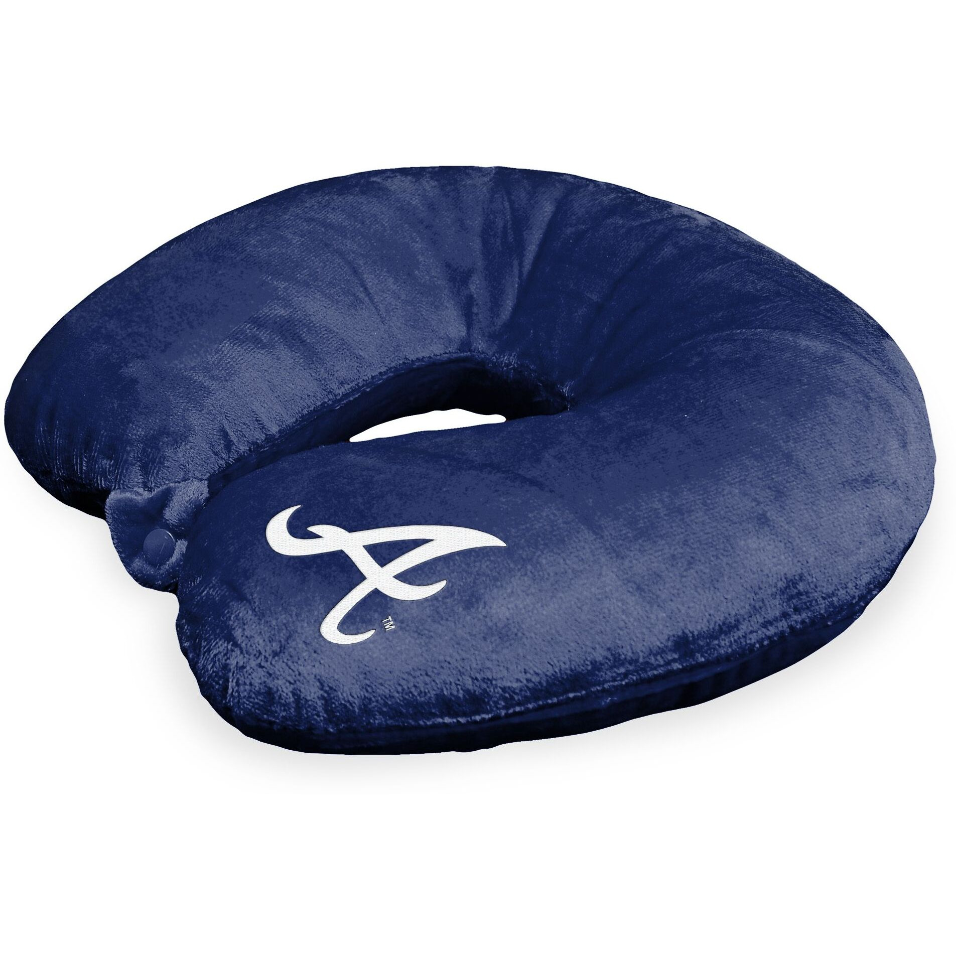 MLB Atlanta Braves Applique Neck Pillow 12x13 Inches