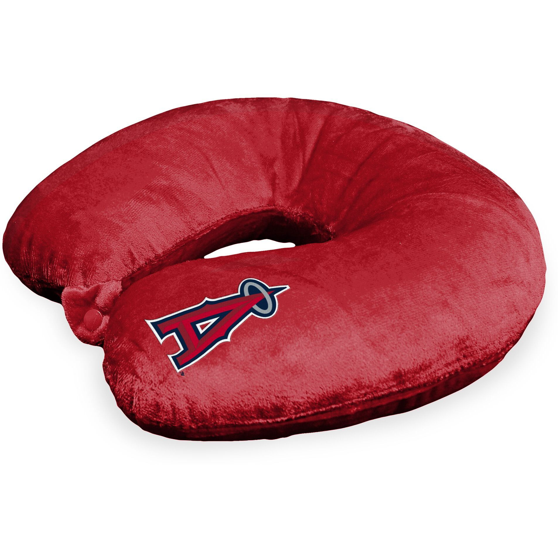MLB Los Angeles Angels Applique Neck Pillow 12x13 Inches