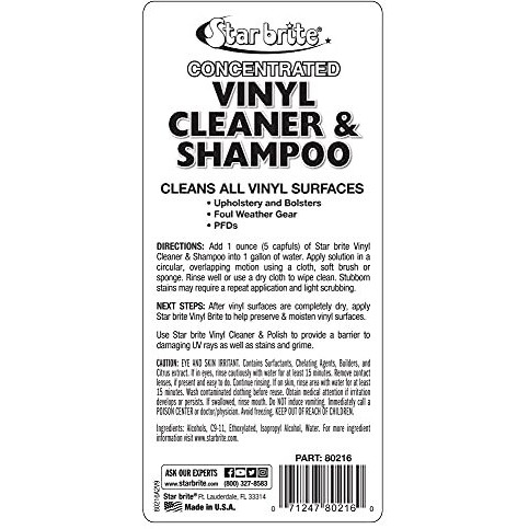 SHAMPOO-VINYL 16OZ (Pack of 1)