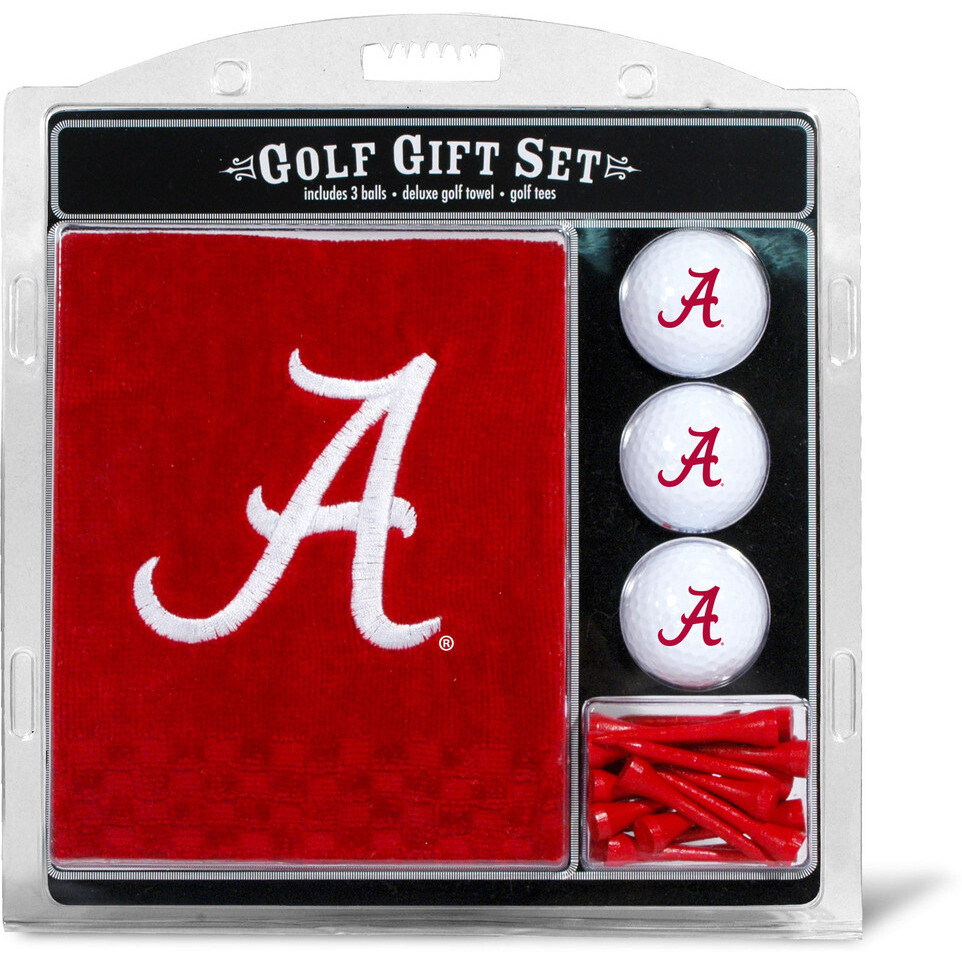 Alabama Crimson Tide Golf Gift Set with Embroidered Towel