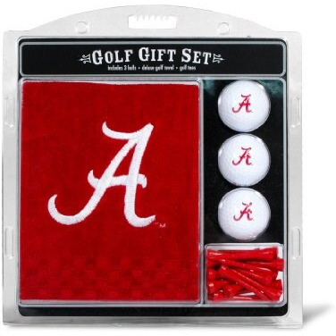 Alabama Crimson Tide Golf Gift Set with Embroidered Towel
