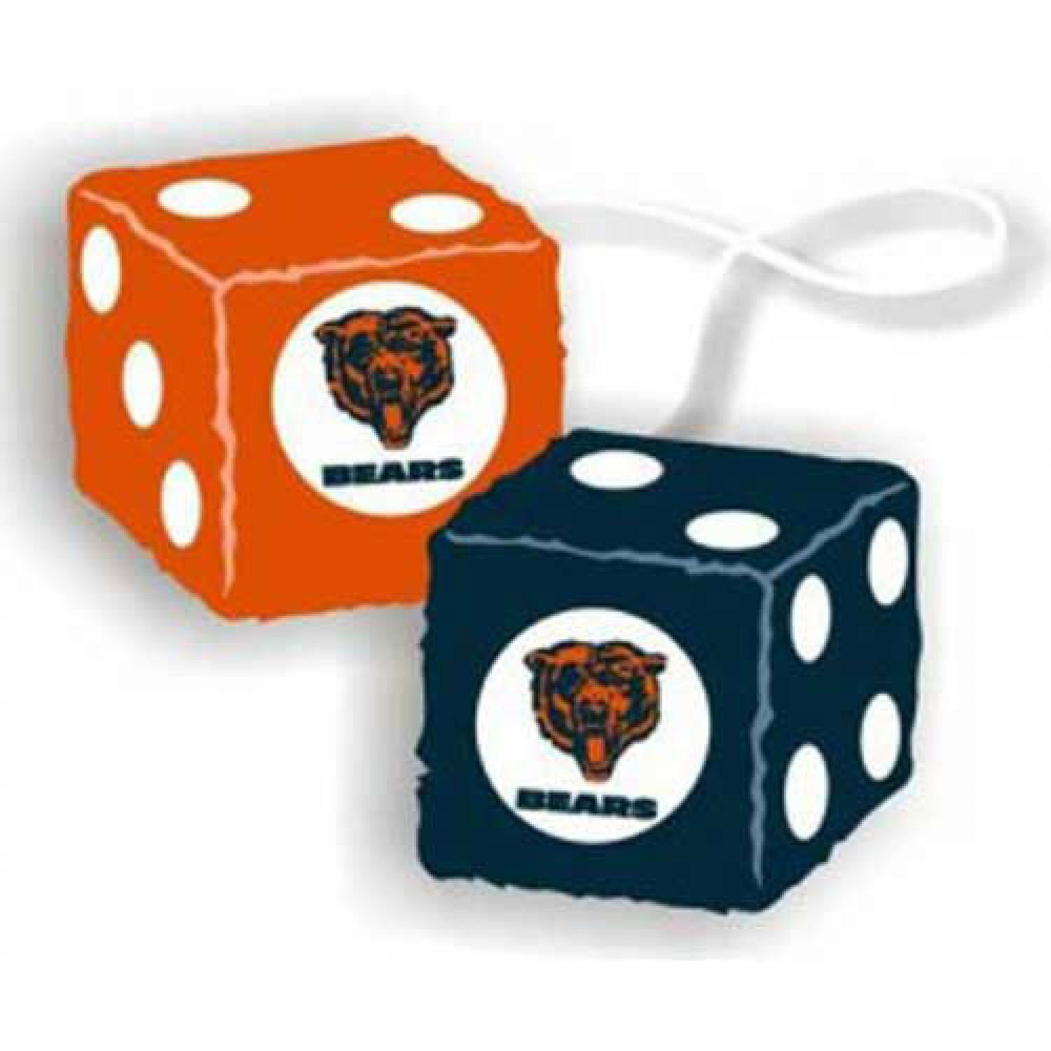 Chicago Bears Fuzzy Dice CO