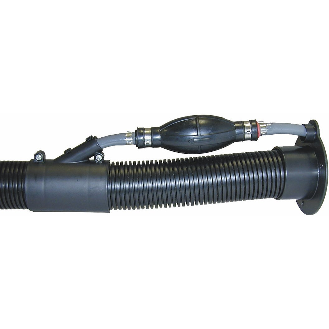 2' BLK RIGGING FLANGE W/ FUEL HOSE