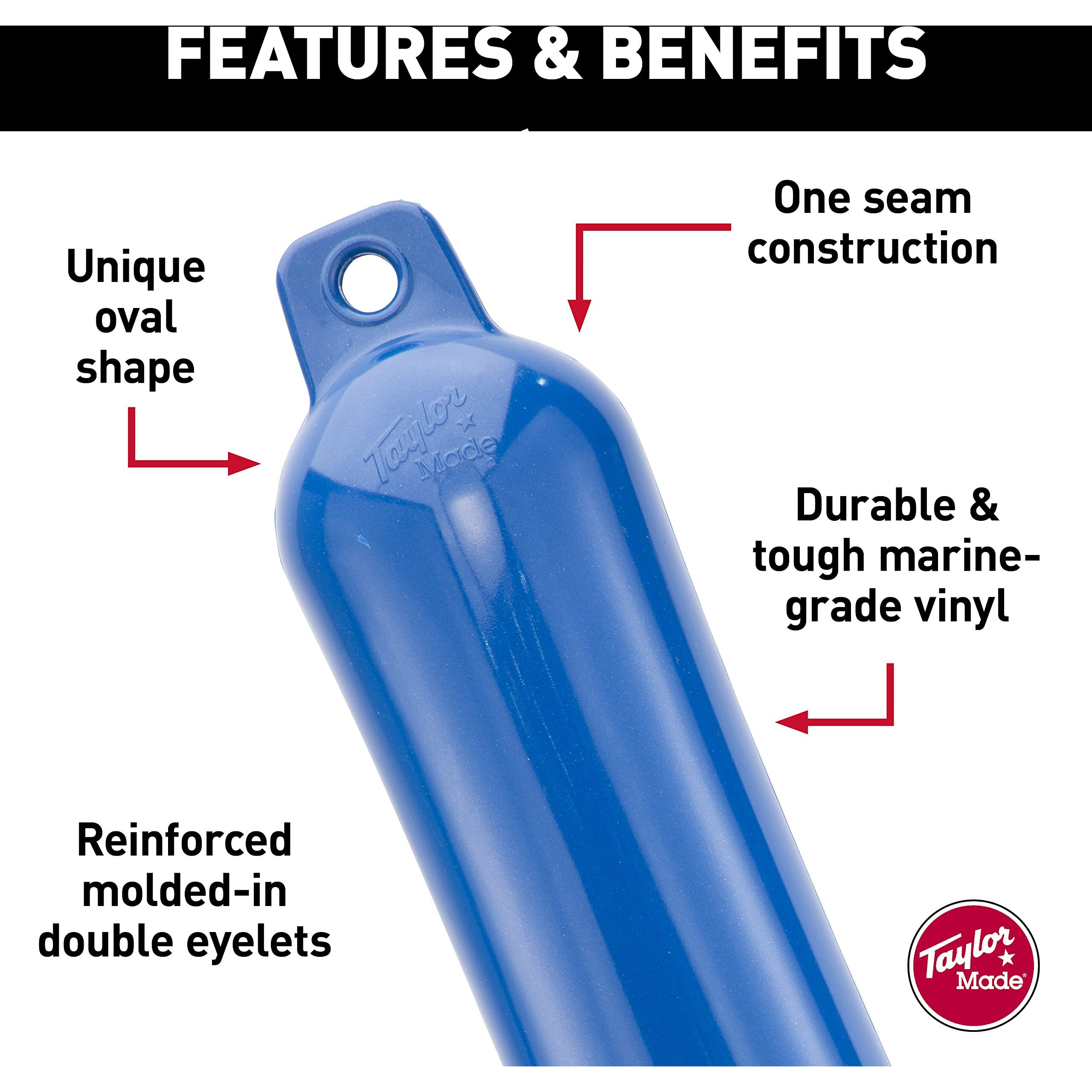 6.5' X 23' HULL GARD FENDER BLUE