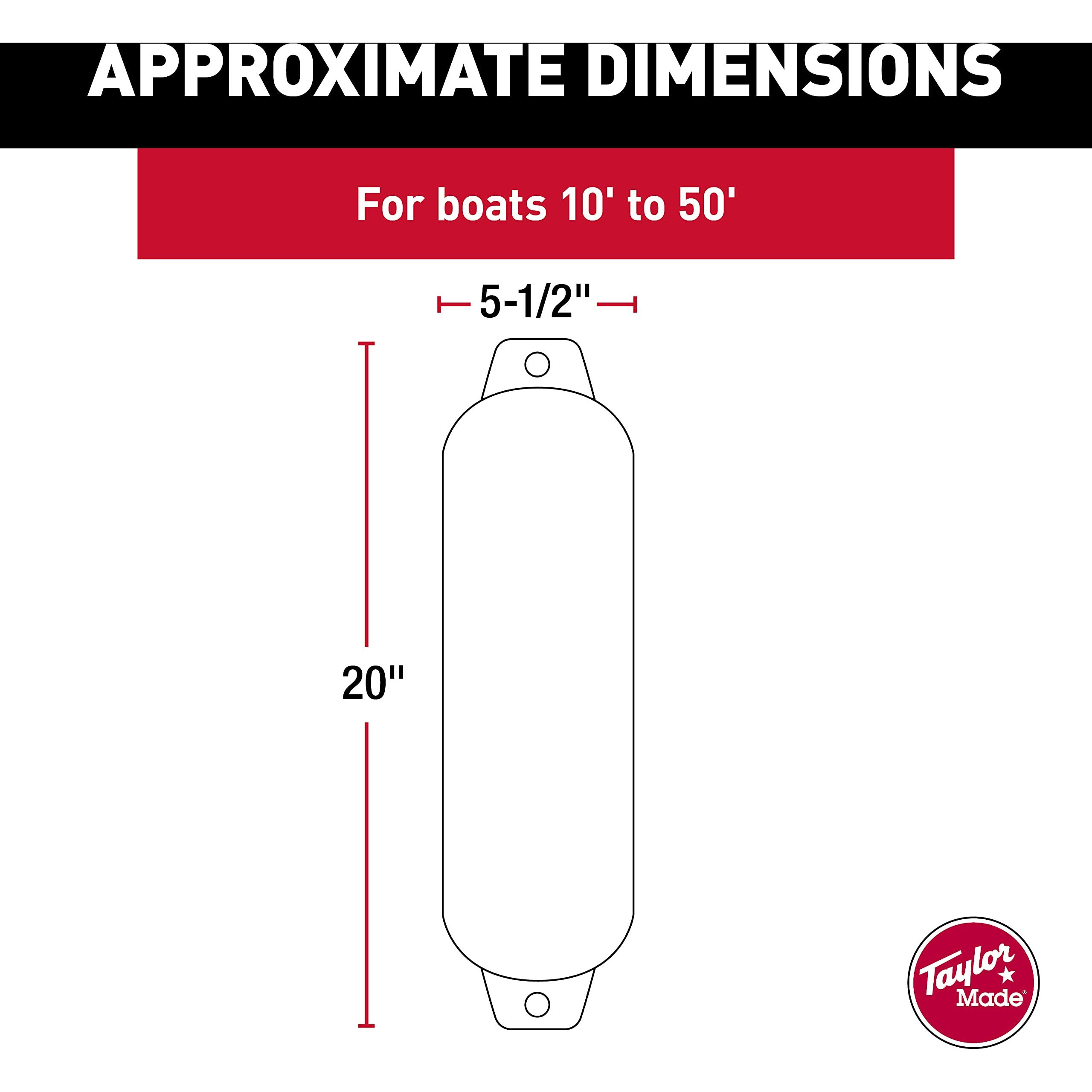 5.5' X 20' HULL GARD FENDER WHITE