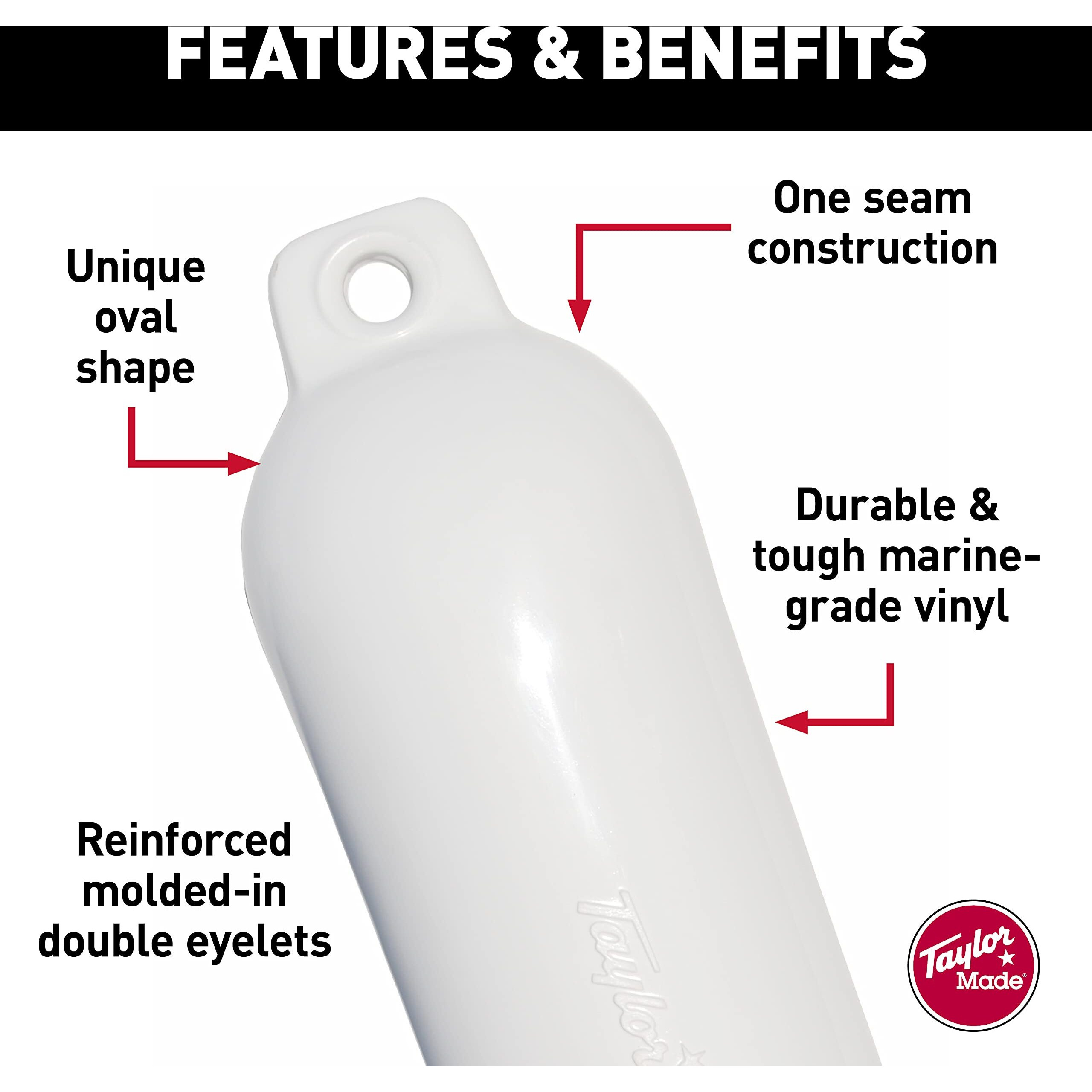 5.5' X 20' HULL GARD FENDER WHITE