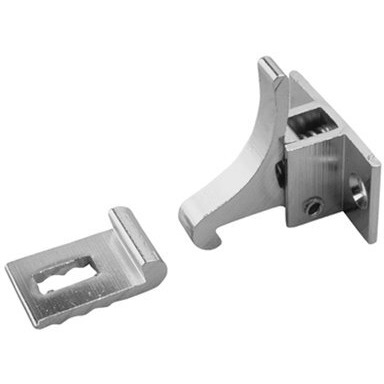 CHROME BRASS ELBOW CATCH