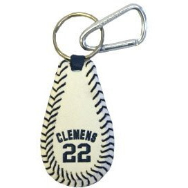 New York Yankees Keychain Classic Baseball Roger Clemens CO