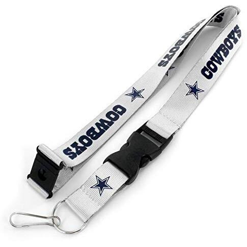 Dallas Cowboys Lanyard Silver