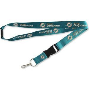 Miami Dolphins Lanyard Teal