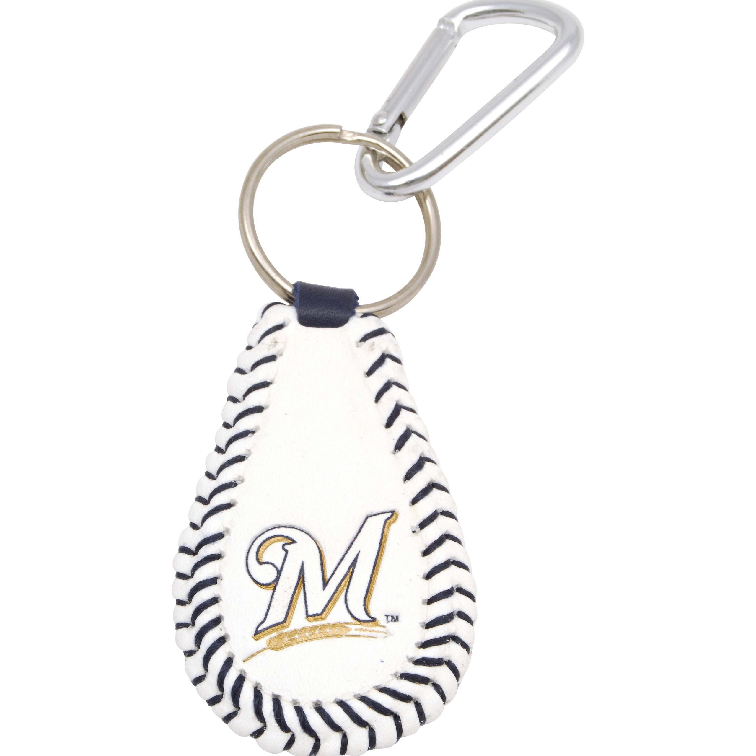 Milwaukee Brewers Keychain Classic Baseball CO
