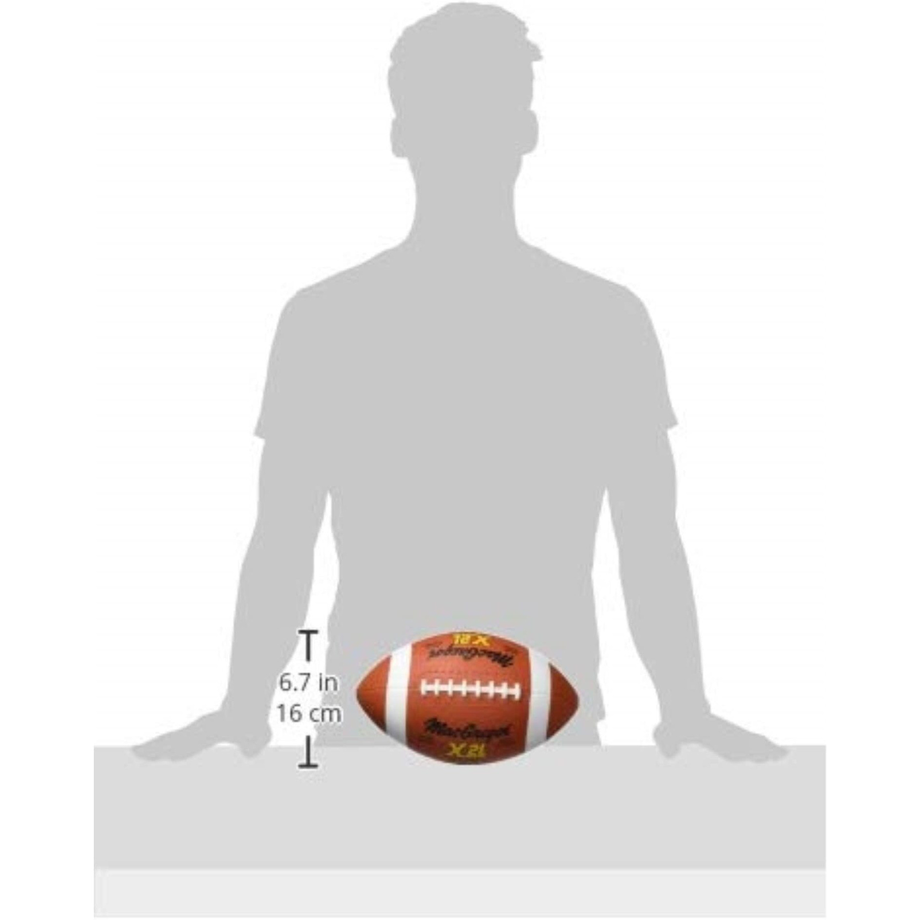 MacGregor&174 X2J Junior Football - Rubber