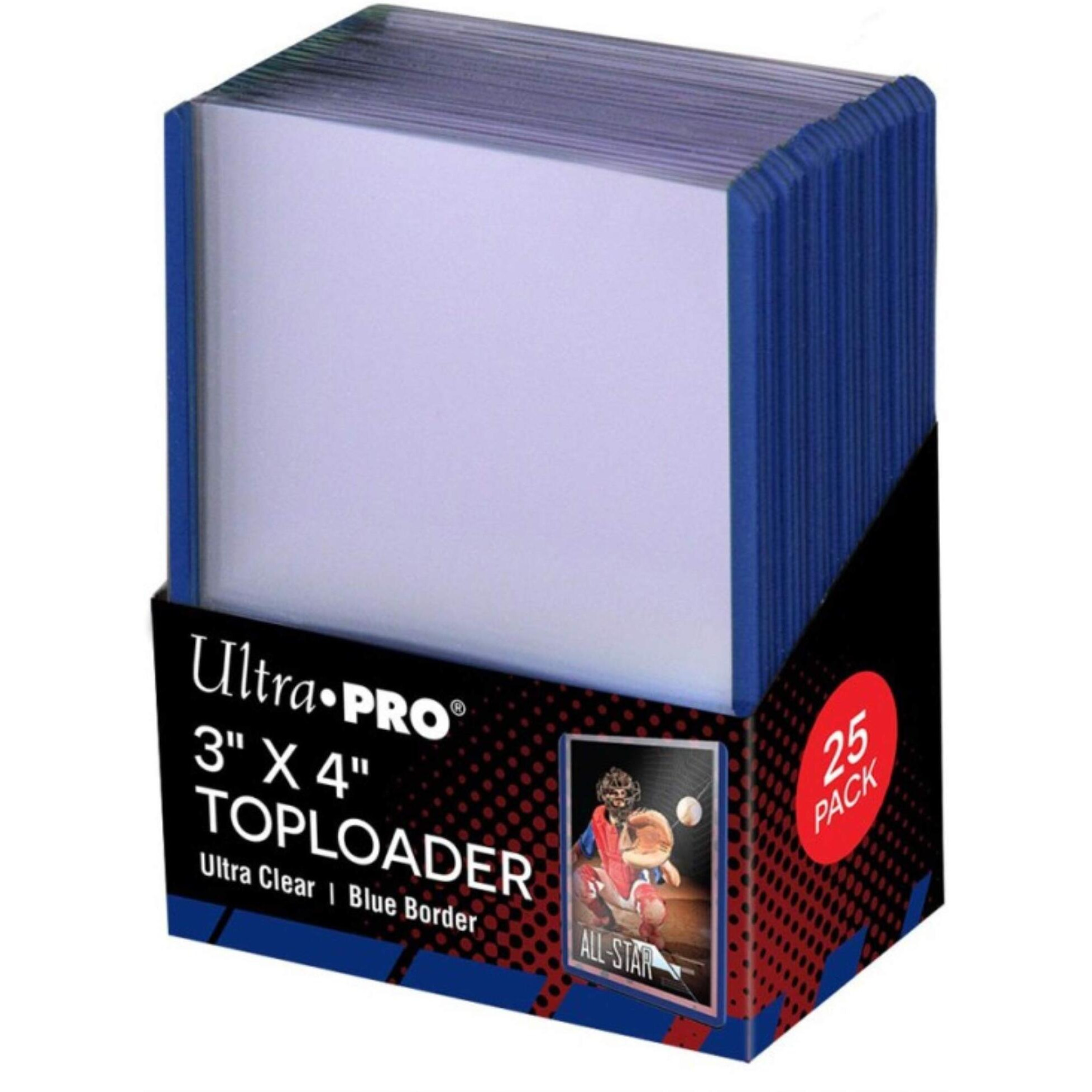 Toploader - 3x4 Blue (25 per pack)