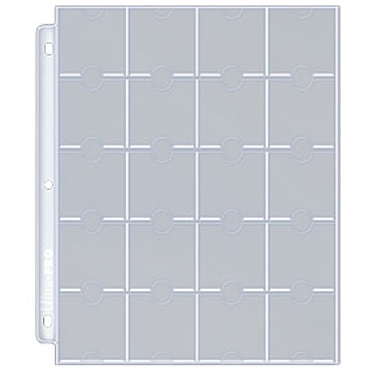 Ultra Pro 20-Pocket Coin Pages (10ct)