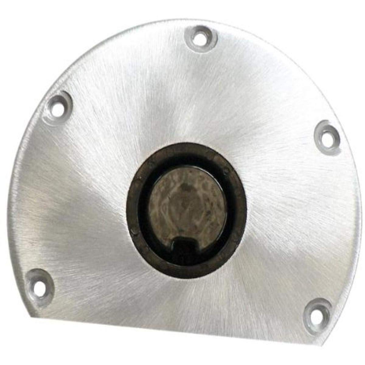 Springfield Marine 1300750-L1 Plug-In Series Aluminum Post Base - 9" Left Flat Side