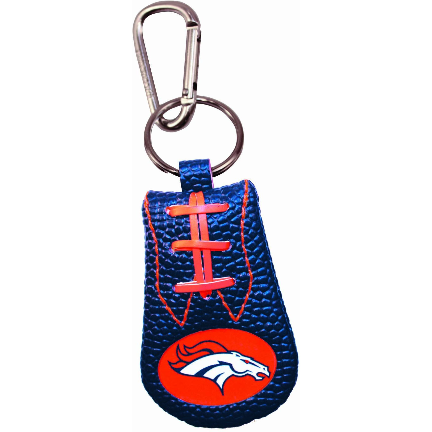 Denver Broncos Keychain Team Color Football CO