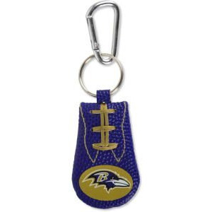 Baltimore Ravens Keychain Team Color Football CO