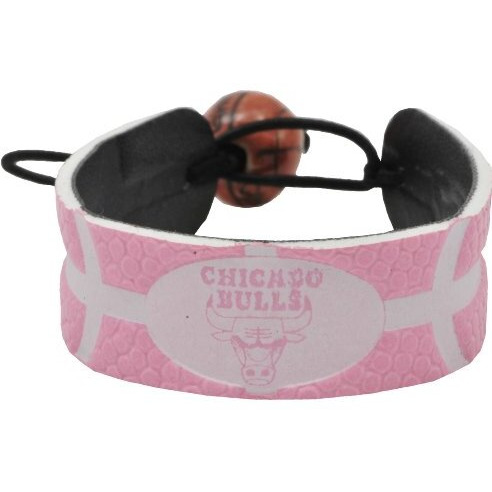 Chicago Bulls Bracelet Pink Basketball CO