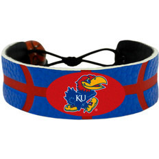 Kansas Jayhawks Bracelet Team Color Basketball CO