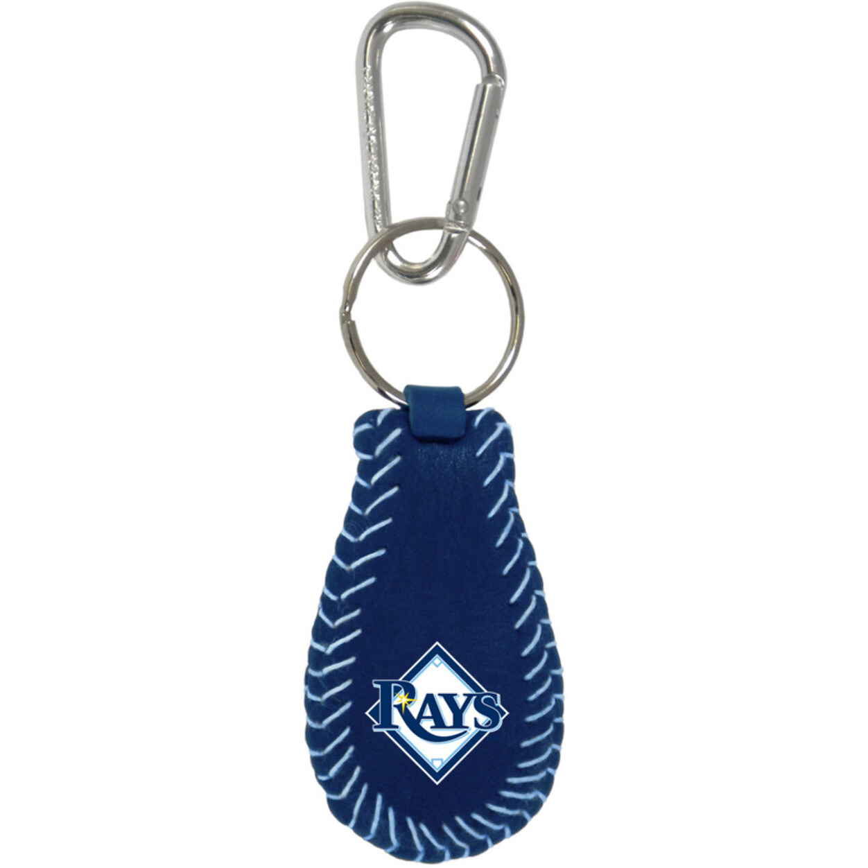 Tampa Bay Rays Keychain Team Color Baseball CO