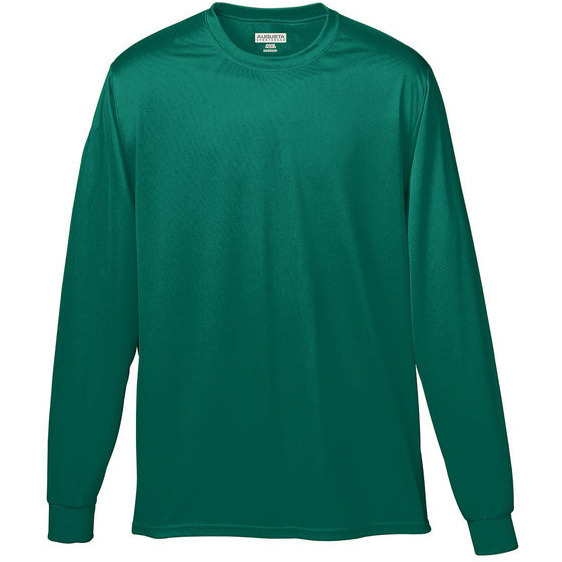 Adult Wicking Long-Sleeve T-Shirt - WHITE - L(D0102H7Y92X)