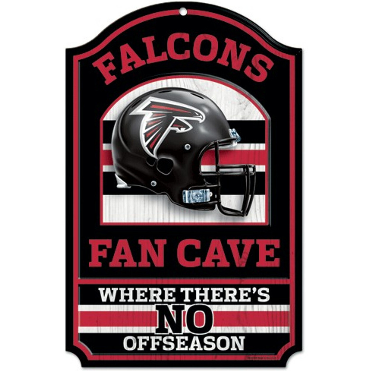 Atlanta Falcons Wood Sign - 11&quotx17" Fan Cave Design