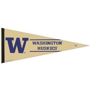 Washington Huskies Pennant 12x30 Premium Style