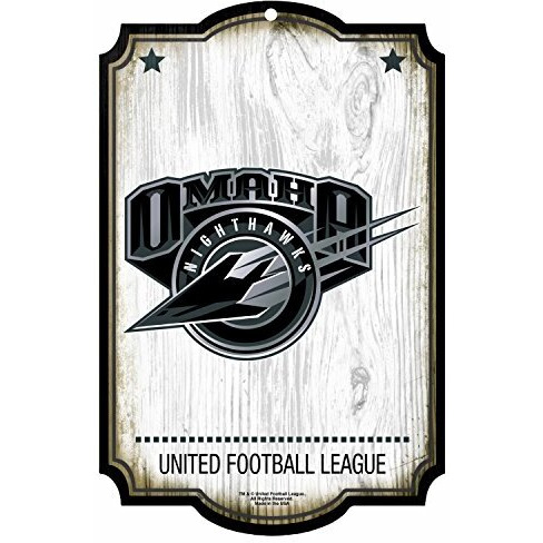 Omaha Nighthawks Sign 11x17 Wood CO