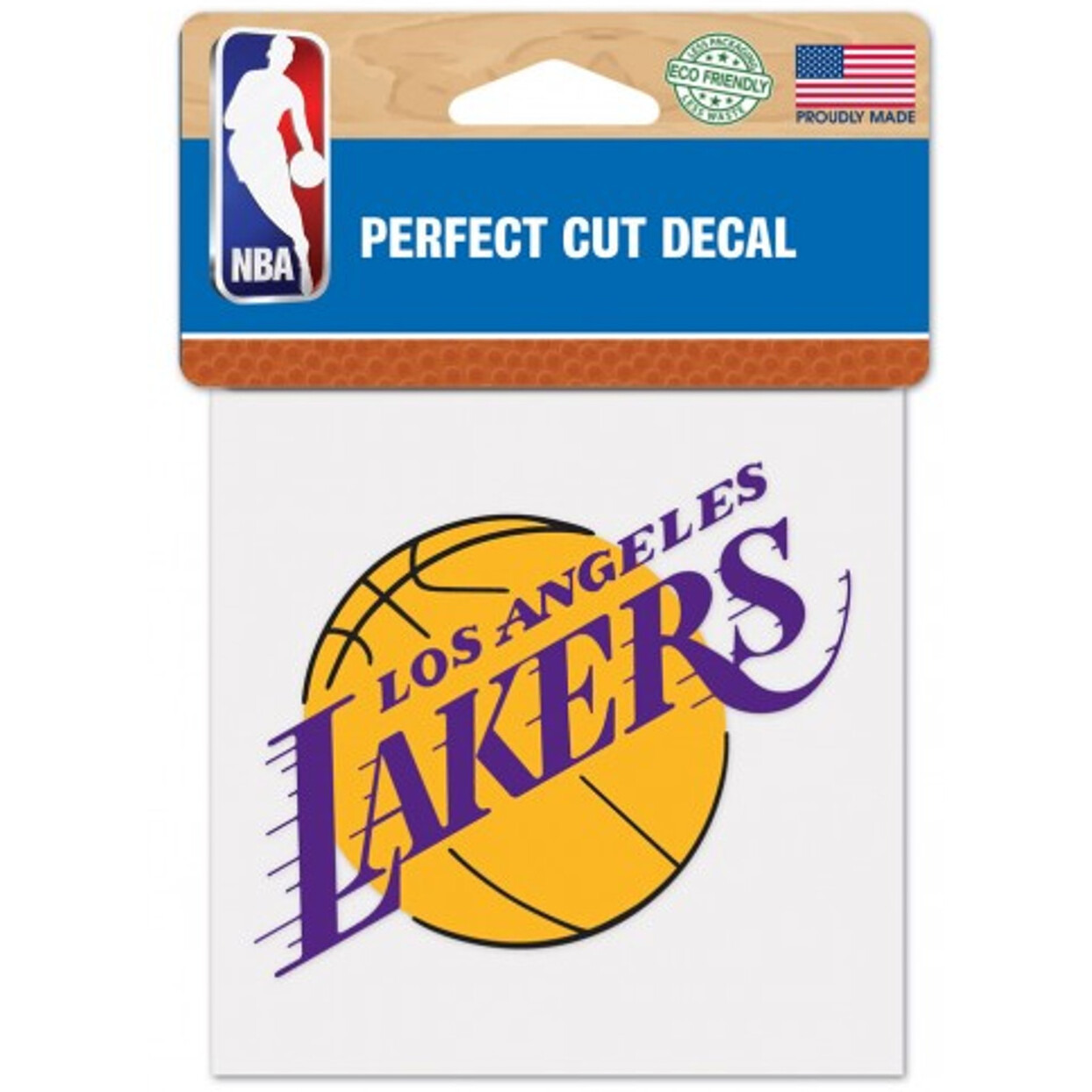 Los Angeles Lakers Decal 4x4 Perfect Cut Color