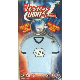 North Carolina Tar Heels Keychain Jersey Keylight CO