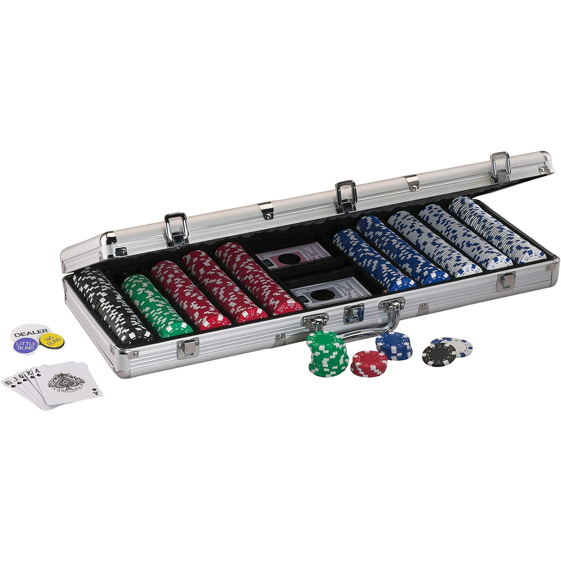 Fat Cat Replacement Aluminum 500Ct Poker Chip Case