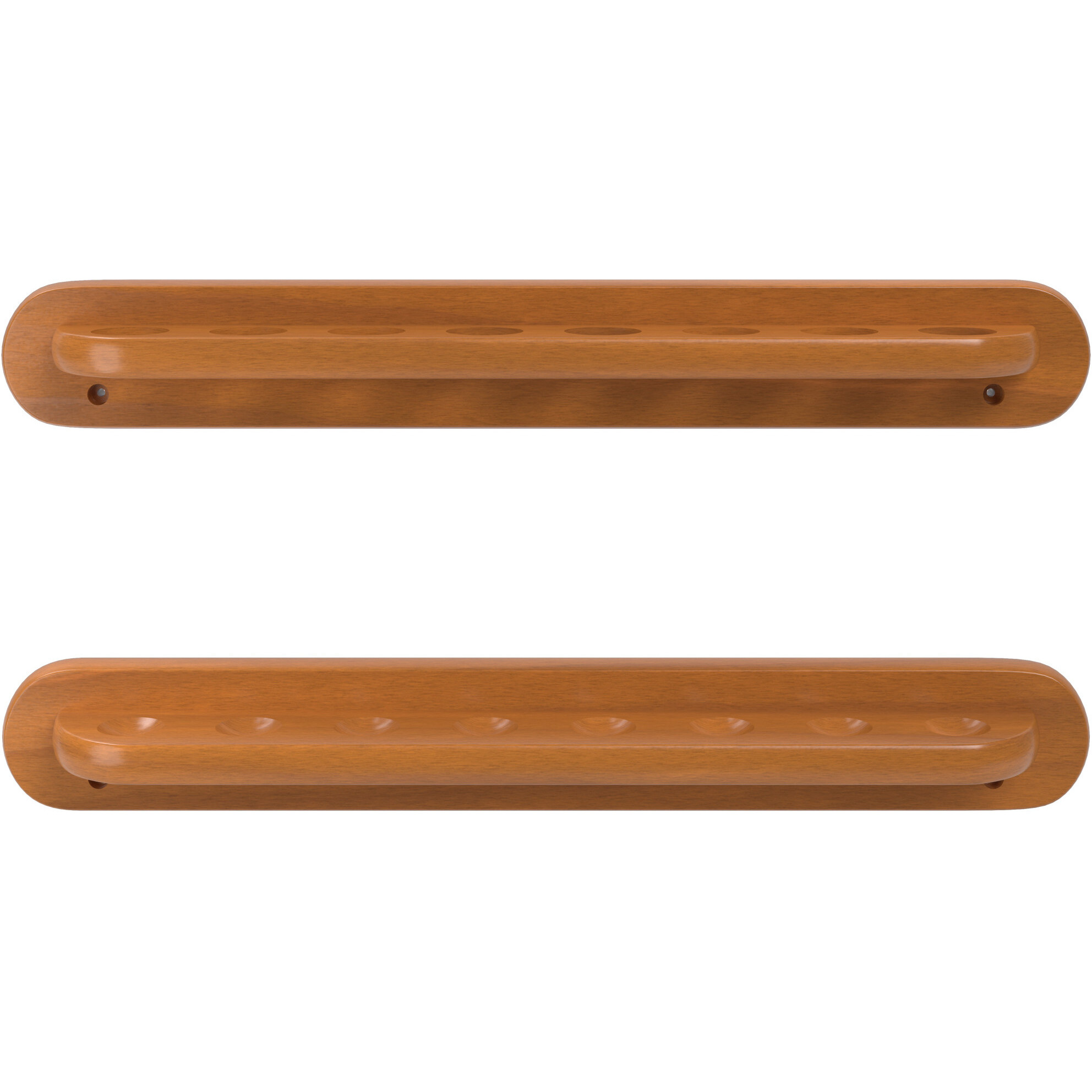 Viper Traditional Oak 8 Cue Wall Cue Rack