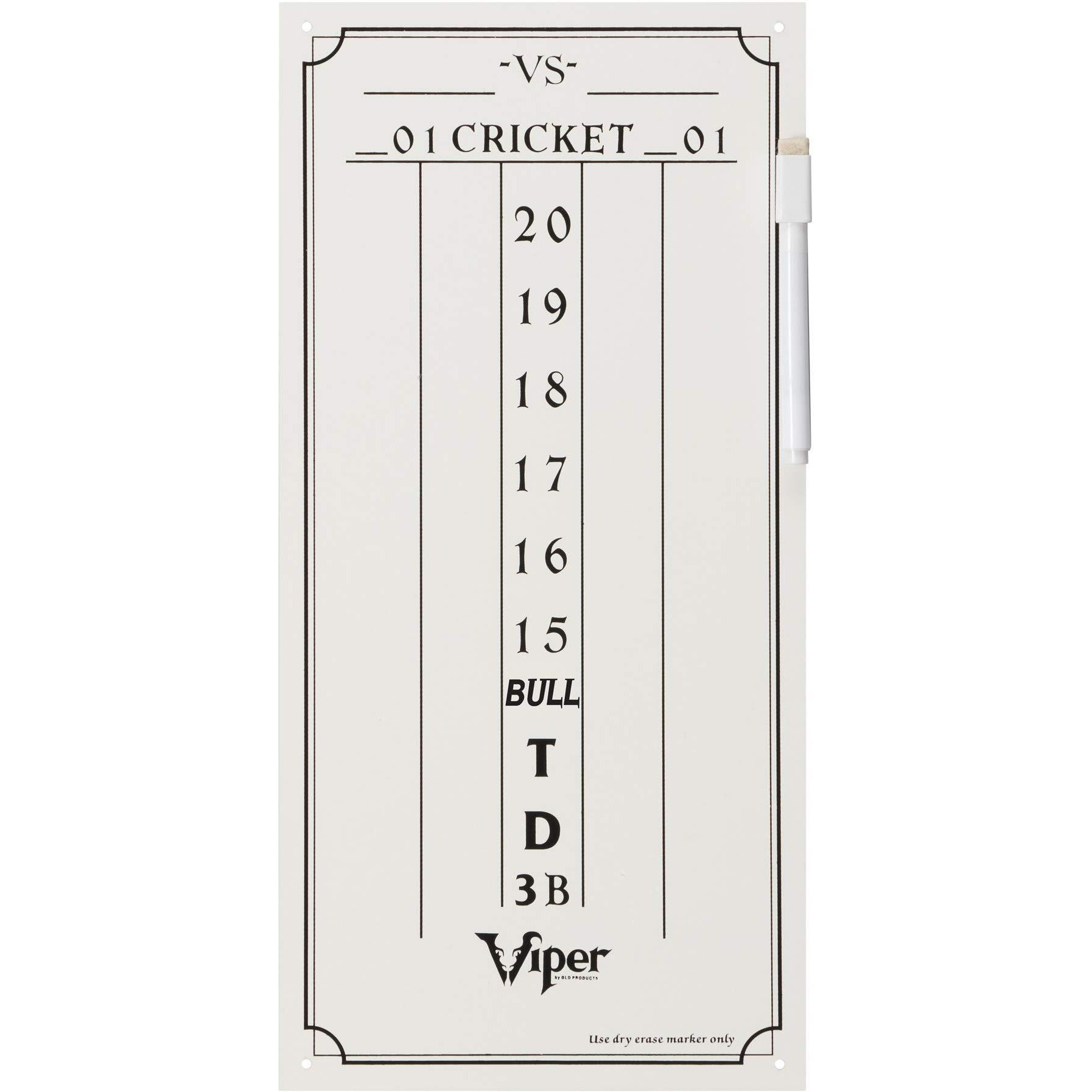 Viper Small Cricket Dry Erase Scoreboard