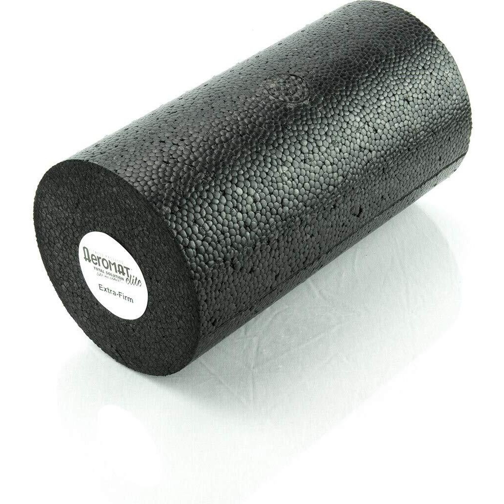 Aeromat Elite High Density Foam Roller, 6 x 11, Extra Firm - Black