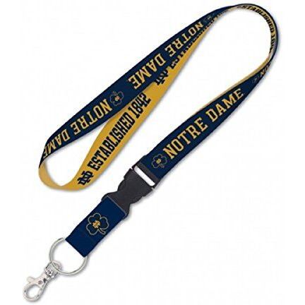 Notre Dame Fighting Irish Lanyard with Detachable Buckle