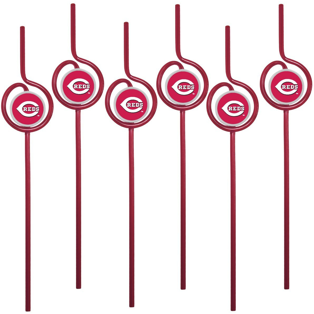 Cincinnati Reds Team Sipper Straws CO