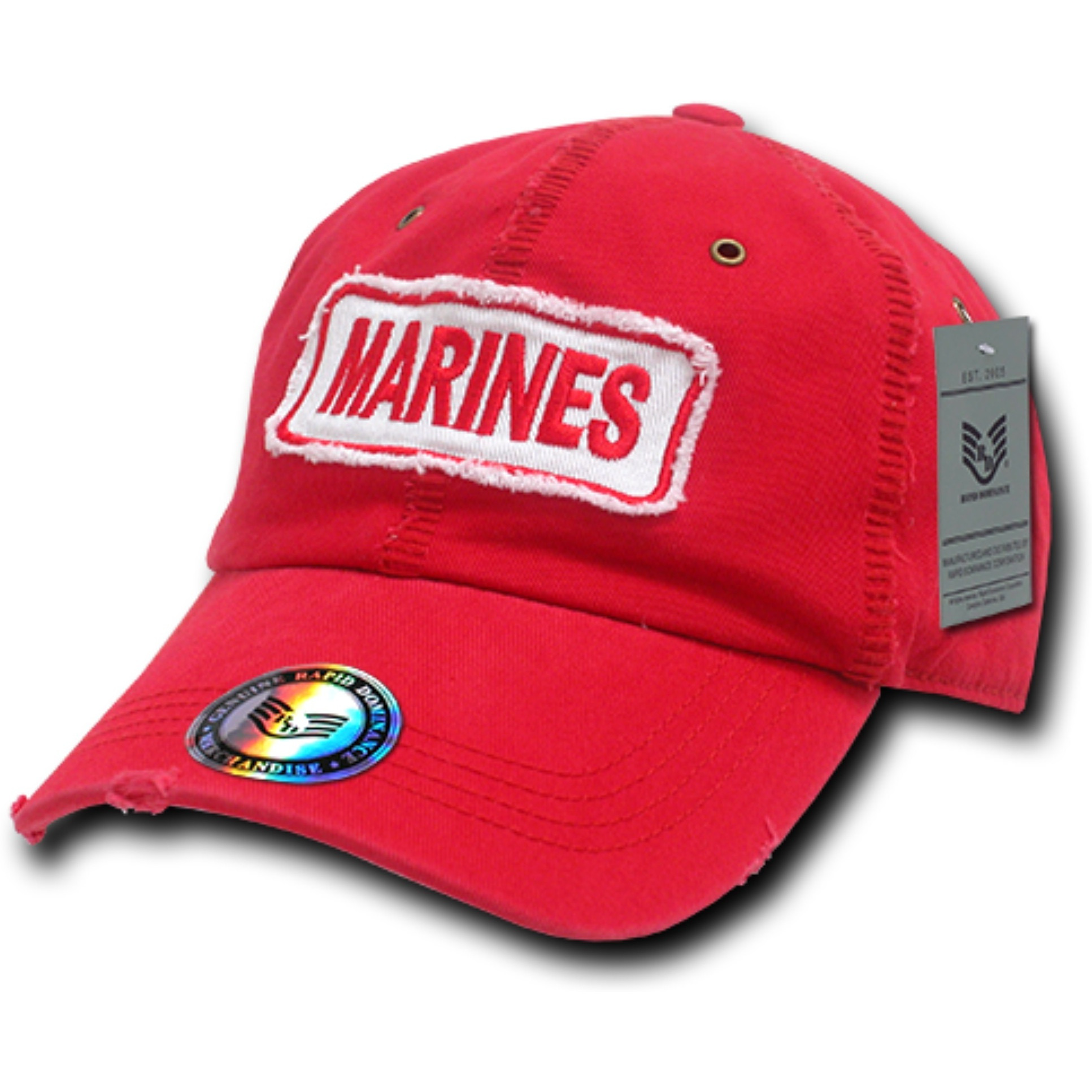 Giant Stitch Caps, Marines, Red