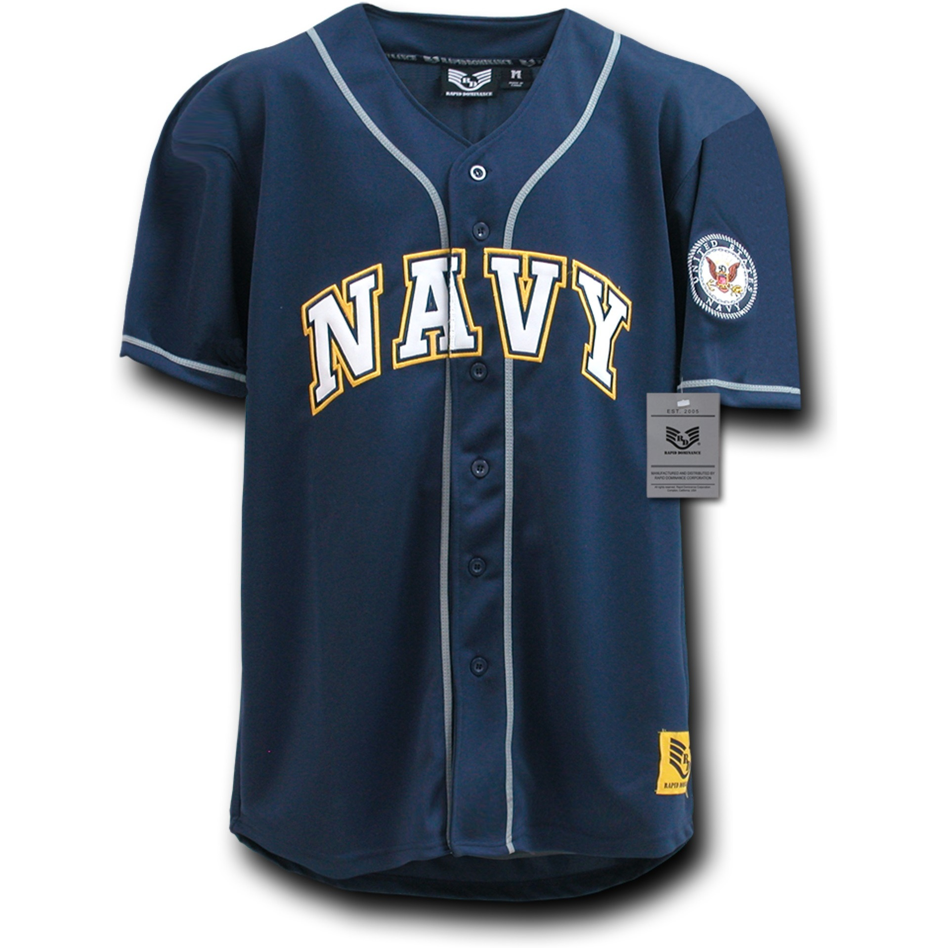 Baseball Jersey, Navy, Navy, XL
