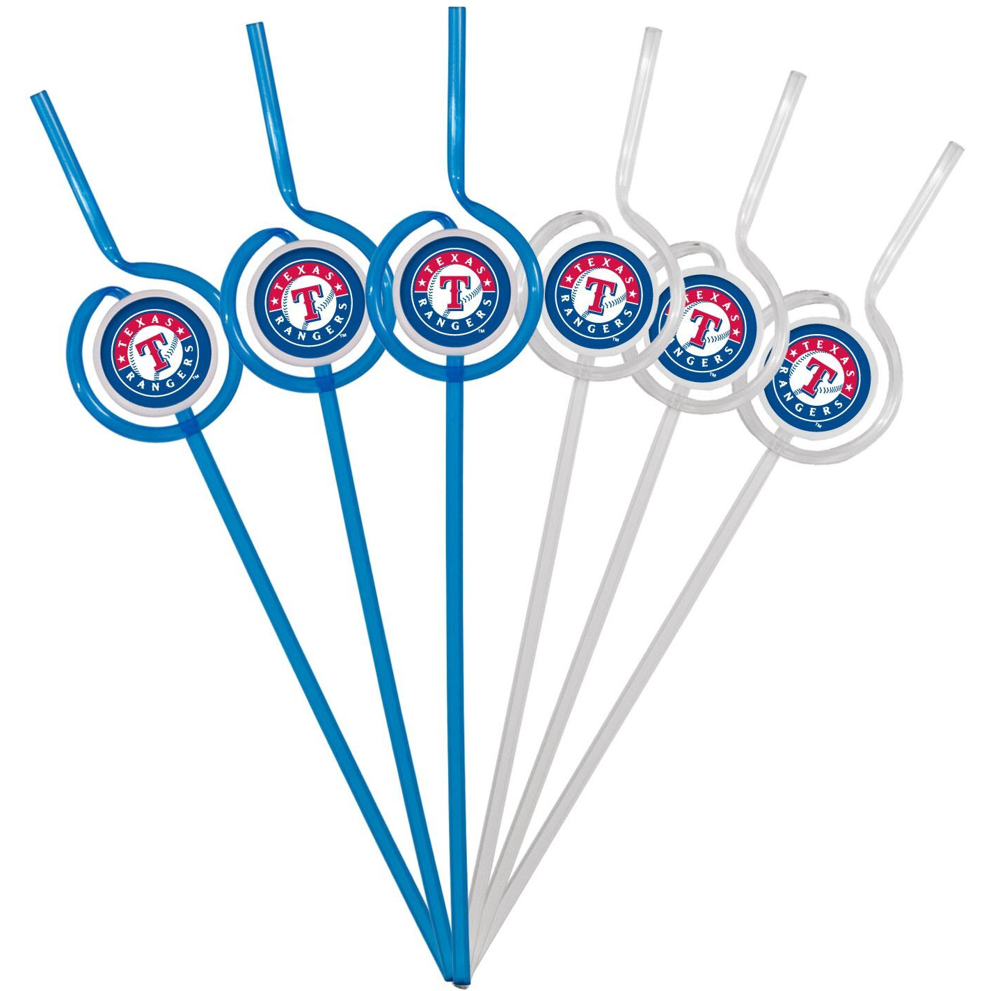 Texas Rangers Team Sipper Straws CO