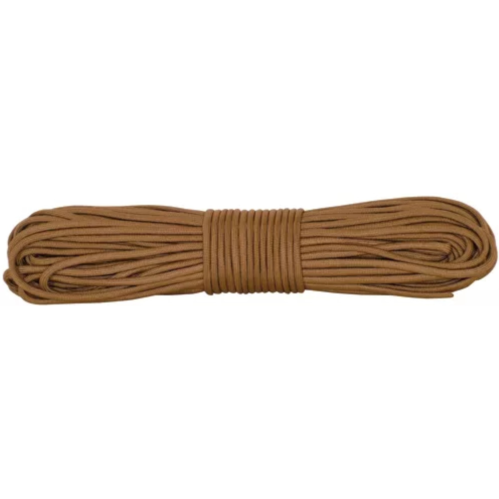 Nylon Braided Cord - 100' Hank - Coyote (Tan)