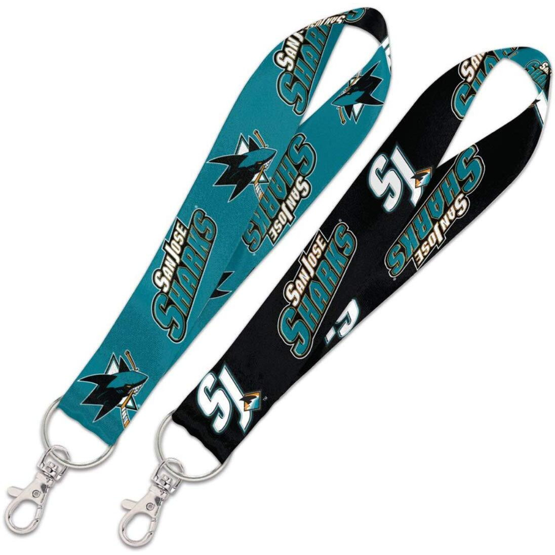 San Jose Sharks 1" Key Strap - Special Order